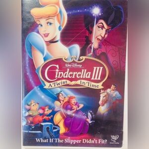 Cinderella 3 Childrens Movie A Twist in Time DVD Family Fantasy